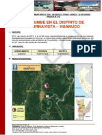 Reporte Complementario #625 02mar2019 Derrumbe en El Distrito de Tournavista Huanuco