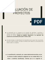 Evaluación de Proyectos