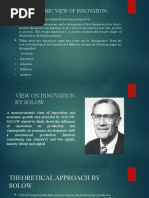 Macroeconomic View of Innovation