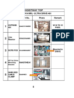 Hoistway Top: SR NO Part Name Part No. Photo Remark Gen2 Nova Mrl-Ultra Drive-401