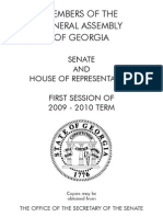 GA Legislature 2009 Picture Book