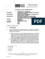 Comisión de La Oficina Regional Del Indecopi Áncash - Sede Chimbote Expediente #0071-2018/Cpc-Indecopi-Cht