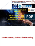 Faculty Development Program ON Artificial Intelligence & Machine Learning For Engineering Applications