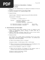 Distribution To Shareholders Problems