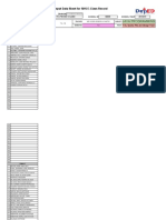 Java Programming: Input Data Sheet For SHS E-Class Record