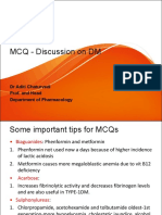 MCQ - Discussion On DM: DR Aditi Chaturvedi Prof. and Head Department of Pharmacology