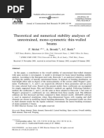 Theoretical and Numerical Stability Analyses of