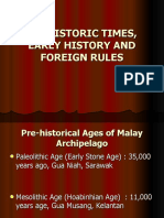 1.1 Prehistoric Times and Malay Kindom of Malacca