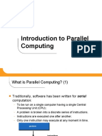 1 Introduction To Parallel Computing