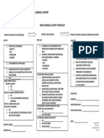 WHO Surgical Safety Checklist