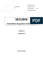 Securix: Simulation de Gestion D'entreprise