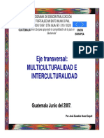 Microsoft Powerpoint - Presentacion Multi e Interculturalidad