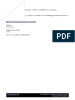 A Latent Space Approach For Cognitive Social Structures Modeling and Graphical Record Linkage