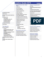 Operation Guide 3475: Using Mobile Link With A Mobile Phone Using The Training Function