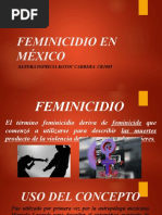 Feminicidio en México