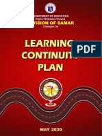 Division of Samar Learning Continuity Plan