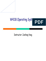 W4118 Operating Systems: Instructor: Junfeng Yang