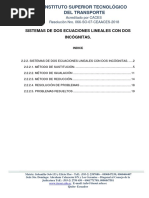 2.2.2. Sistemas de Dos Ecuaciones Lineales Con Dos Incógnitas.