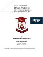 Flight Delay Prediction: Project Synopsis On