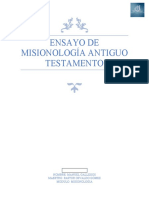 Ensayo de Misionología Antiguo Testamento