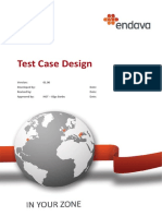 Test Case Design: 01.00 Developed By: Revised By: Approved By: HOT - Olga Barbu Date: Date: Date