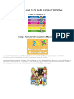 Características Que Tiene Cada Campo Formativo