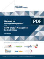 Standard For Change Management ACMP Change Management Code of Ethics