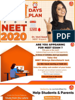 50 Days Study Plan For Neet 2020