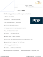 Punctuation PDF