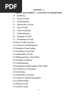 Chapter - 2 Credit Management - A Conceptual Framework