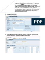 Transfer of QM Results To Batch Characteristics To Calculate Potency