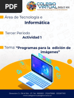 Act. 1 ° Programa para La Edición de Imagénes PDF