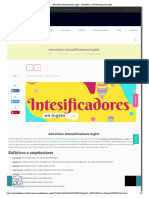 Adverbios Intensificadores Inglés - Intensifiers - Adverbios de Grado Inglés