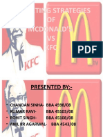 Marketing Strategies OF Mcdonald'S VS KFC