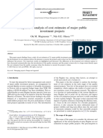 Comparative Analysis of Cost Estimates of Major Public Investment Projects