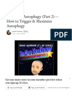 Fasting & Autophagy (Part 2) - How To Trigger & Maximize Autophagy