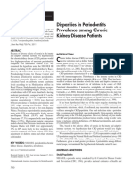 Disparities in Periodontitis Prevalence Among Chronic Kidney Disease Patients