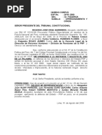 Apersonamiento Tribunal Constitucional