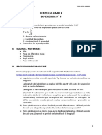 Pendulo, Informe 4