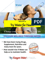 Try Water For Health: Change Your Water Change Your Life