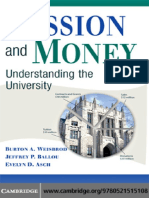 Burton A. Weisbrod, Jeffrey P. Ballou, Evelyn D. Asch - Mission and Money - Understanding The University-Cambridge University Press (2008) PDF