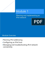 20741B - 01-Planning and Implementing An IPv4 Network