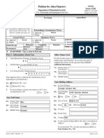 Petition For Alien Fiancé (E) : Uscis Form I-129F