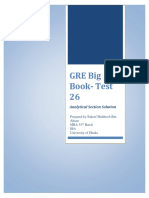 GRE Big Book Test 26 Analytical Solution PDF