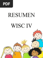 WISC IV. Cuadro Resumen