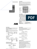 Programming Guide ACS 100: Control Panel