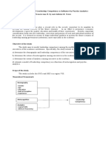 Model Estimation of Leadership Competency As Influence by Psycho-Analytics Francis Ann R. Sy and Aldwin M. Teves