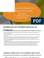 Una Breve Introducción A La Meditación de Bondad