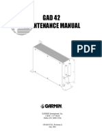 GAD 42 Maintenance Manual: GARMIN International, Inc. 1200 E. 151 Street Olathe, KS 66062 USA