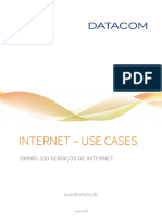 Internet - Use Cases: Dm985-100 Serviços de Internet